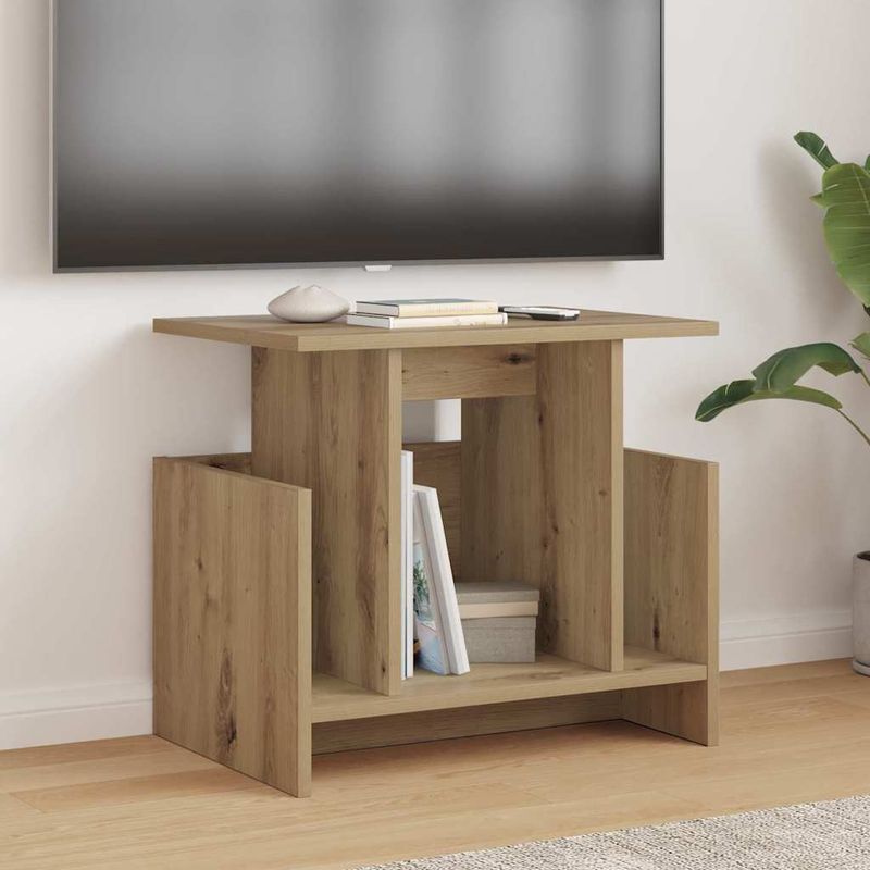 Casa si Gradina - Mobilier - Comode si corpuri - Comode - Support TV Stejar Artizanal 50 x 35 x 45 cm Lemn compozit - Infinity.ro