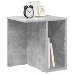 Casa si Gradina - Mobilier - Mese si birouri - Mese living - Masa laterala 2 pcs Gri din beton 37 x 32 x 40 cm Lemn compozit - Infinity.ro