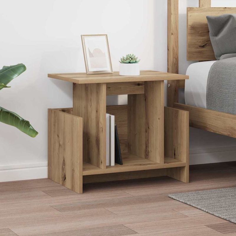 Casa si Gradina - Mobilier - Comode si corpuri - Comode - Support TV Stejar Artizanal 50 x 35 x 45 cm Lemn compozit - Infinity.ro