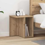 Casa si Gradina - Mobilier - Mese si birouri - Mese living - Masa laterala 2 pcs Stejar Artizanal 37 x 32 x 40 cm - Infinity.ro
