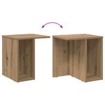 Casa si Gradina - Mobilier - Mese si birouri - Mese living - Masa laterala 2 pcs Stejar Artizanal 37 x 32 x 40 cm - Infinity.ro