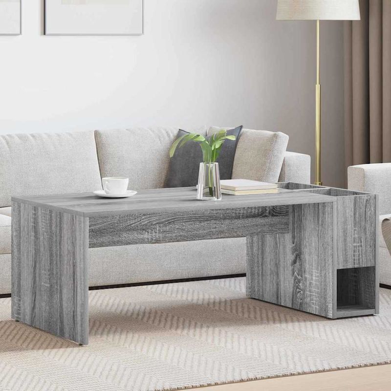 Casa si Gradina - Mobilier - Mese si birouri - Masute de cafea - Masa de cafea Gri Sonoma 101,5 x 50 x 37 cm Lemn compozit - Infinity.ro