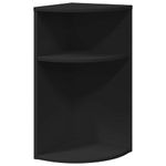 Casa si Gradina - Mobilier - Mese si birouri - Mese living - Masa laterala Negru 29,6 x 29,6 x 60 cm Lemn compozit - Infinity.ro