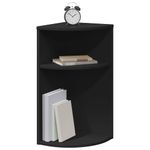 Casa si Gradina - Mobilier - Mese si birouri - Mese living - Masa laterala Negru 29,6 x 29,6 x 60 cm Lemn compozit - Infinity.ro