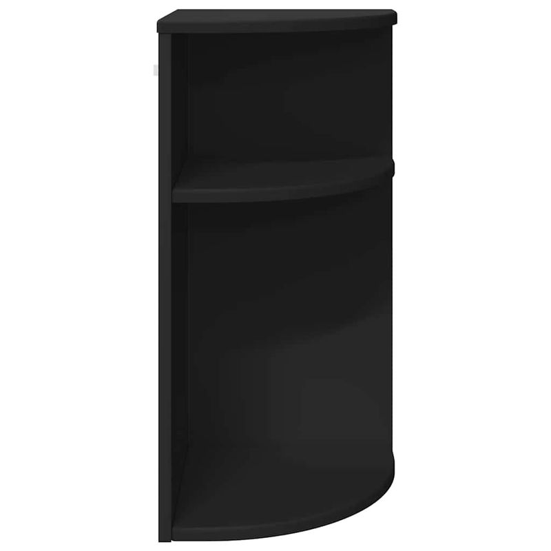 Casa si Gradina - Mobilier - Mese si birouri - Mese living - Masa laterala Negru 29,6 x 29,6 x 60 cm Lemn compozit - Infinity.ro