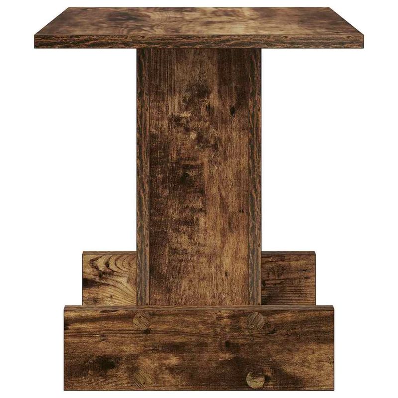 Casa si Gradina - Mobilier - Mese si birouri - Mese living - Masa laterala Stejar fumuriu 35,5 x 35 x 40 cm Lemn compozit - Infinity.ro