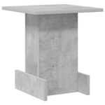Casa si Gradina - Mobilier - Mese si birouri - Mese living - Masa laterala Gri din beton 35,5 x 35 x 40 cm Lemn compozit - Infinity.ro