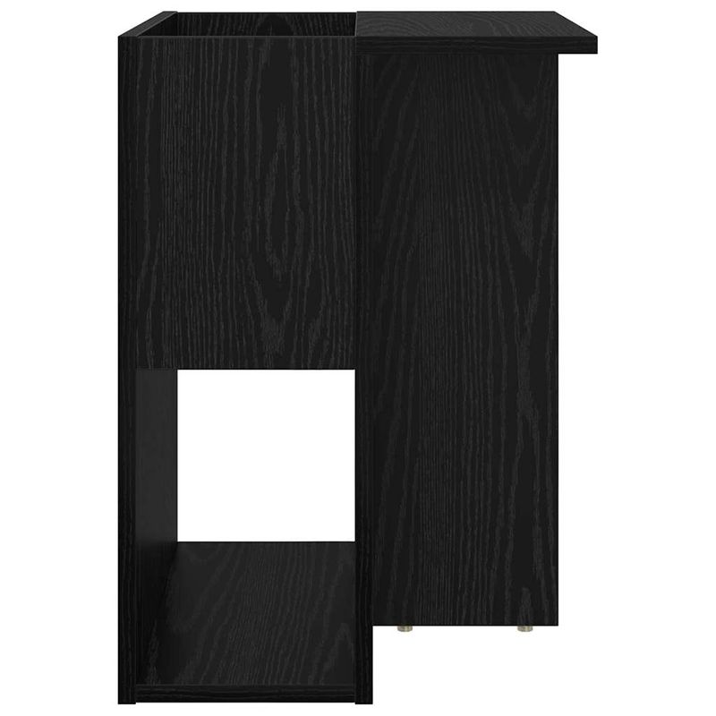 Casa si Gradina - Mobilier - Mese si birouri - Mese living - Masa laterala Stejar Negru 35 x 40 x 55 cm Lemn compozit - Infinity.ro