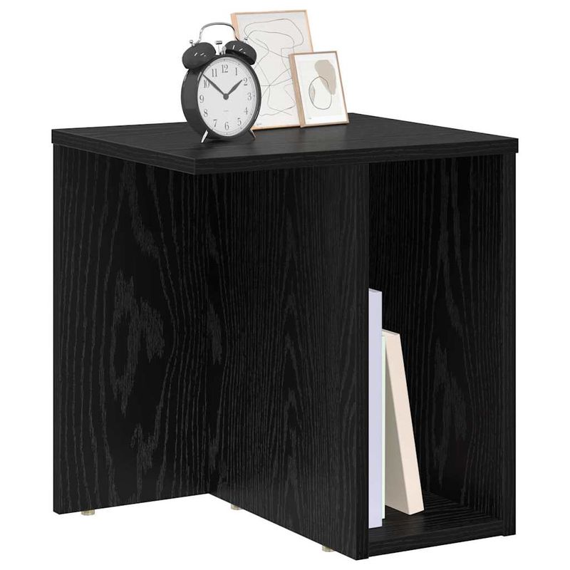 Casa si Gradina - Mobilier - Mese si birouri - Mese living - Masa laterala 2 pcs Stejar Negru 37 x 32 x 40 cm Lemn compozit - Infinity.ro