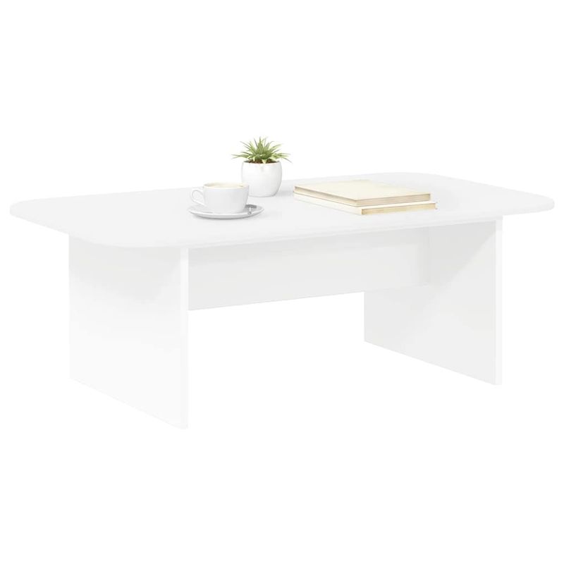 Casa si Gradina - Mobilier - Mese si birouri - Masute de cafea - Masa de cafea Alb 93 x 53 x 33 cm Lemn compozit - Infinity.ro