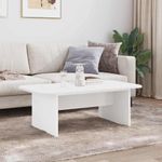 Casa si Gradina - Mobilier - Mese si birouri - Masute de cafea - Masa de cafea Alb 93 x 53 x 33 cm Lemn compozit - Infinity.ro