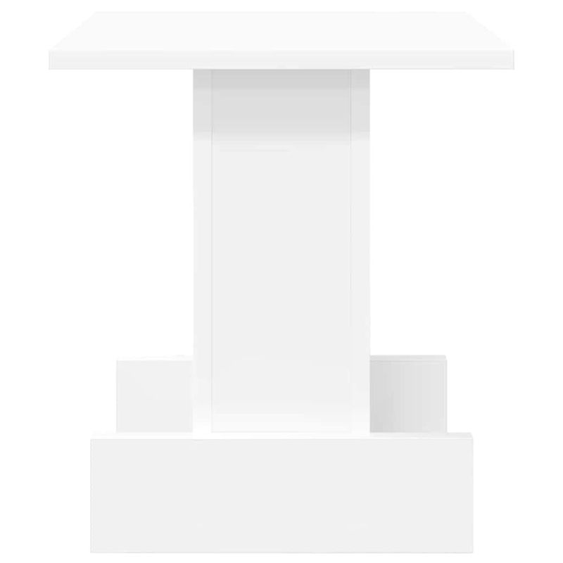 Casa si Gradina - Mobilier - Mese si birouri - Mese living - Masa laterala Alb 35,5 x 35 x 40 cm Lemn compozit - Infinity.ro