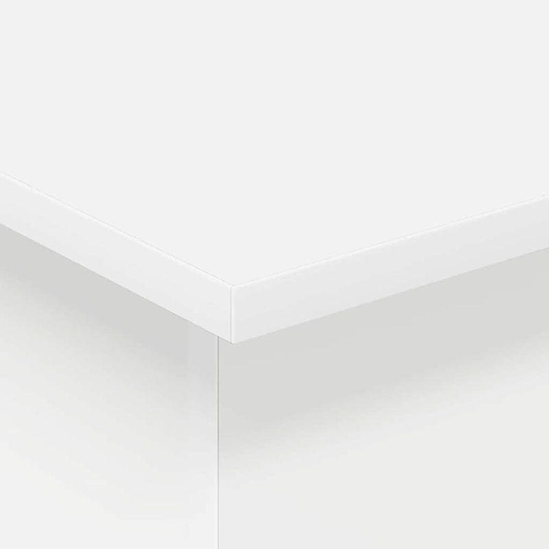 Casa si Gradina - Mobilier - Mese si birouri - Mese living - Masa laterala Alb 35,5 x 35 x 40 cm Lemn compozit - Infinity.ro