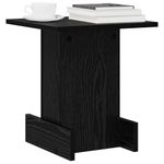 Casa si Gradina - Mobilier - Mese si birouri - Mese living - Masa laterala Stejar Negru 35,5 x 35 x 40 cm Lemn compozit - Infinity.ro