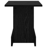 Casa si Gradina - Mobilier - Mese si birouri - Mese living - Masa laterala Stejar Negru 35,5 x 35 x 40 cm Lemn compozit - Infinity.ro