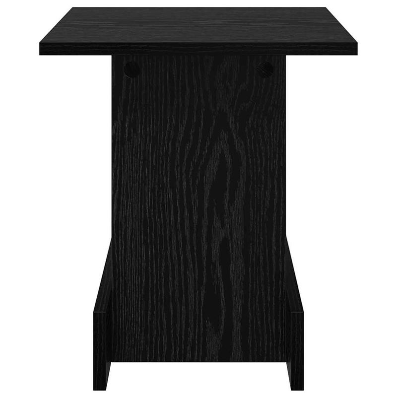 Casa si Gradina - Mobilier - Mese si birouri - Mese living - Masa laterala Stejar Negru 35,5 x 35 x 40 cm Lemn compozit - Infinity.ro