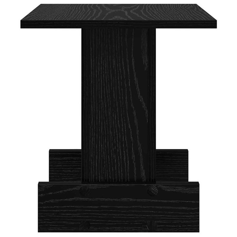 Casa si Gradina - Mobilier - Mese si birouri - Mese living - Masa laterala Stejar Negru 35,5 x 35 x 40 cm Lemn compozit - Infinity.ro