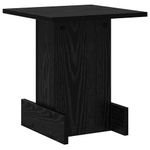 Casa si Gradina - Mobilier - Mese si birouri - Mese living - Masa laterala Stejar Negru 35,5 x 35 x 40 cm Lemn compozit - Infinity.ro