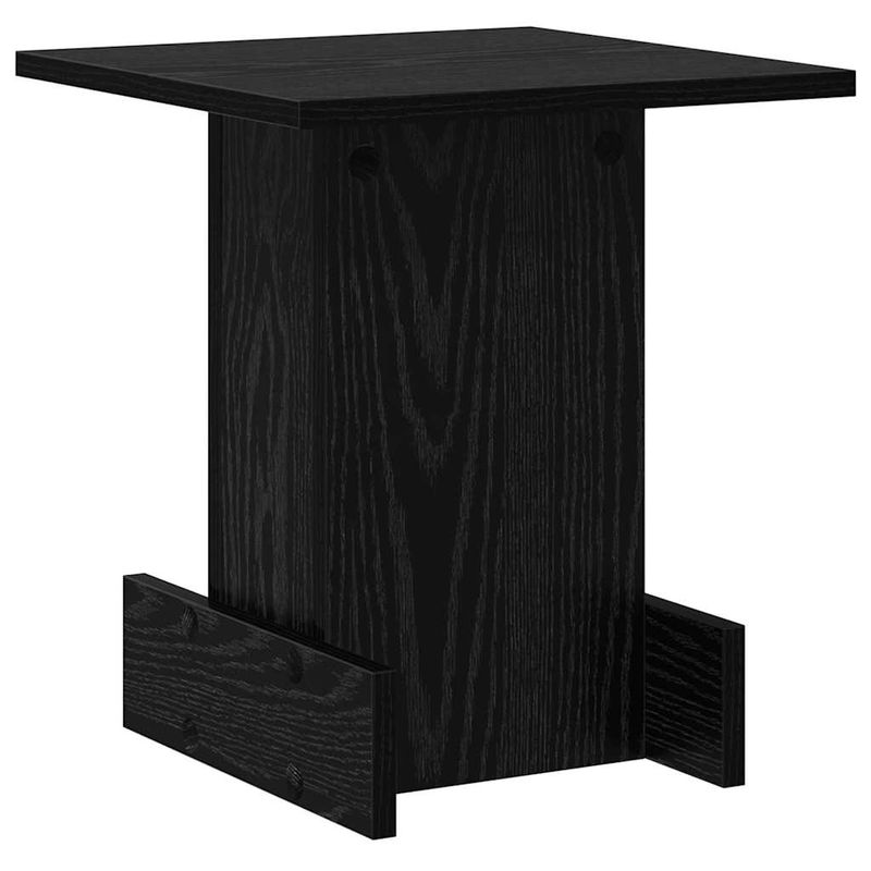 Casa si Gradina - Mobilier - Mese si birouri - Mese living - Masa laterala Stejar Negru 35,5 x 35 x 40 cm Lemn compozit - Infinity.ro