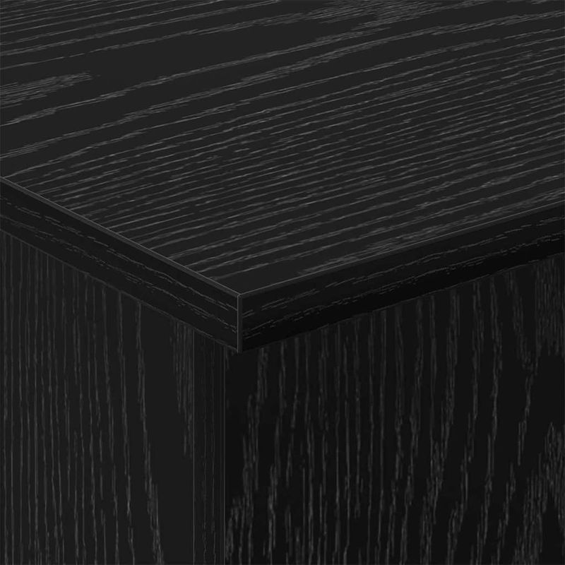 Casa si Gradina - Mobilier - Mese si birouri - Mese living - Masa laterala Stejar Negru 35,5 x 35 x 40 cm Lemn compozit - Infinity.ro