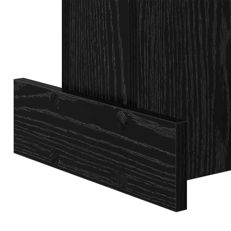 Casa si Gradina - Mobilier - Mese si birouri - Mese living - Masa laterala Stejar Negru 35,5 x 35 x 40 cm Lemn compozit - Infinity.ro