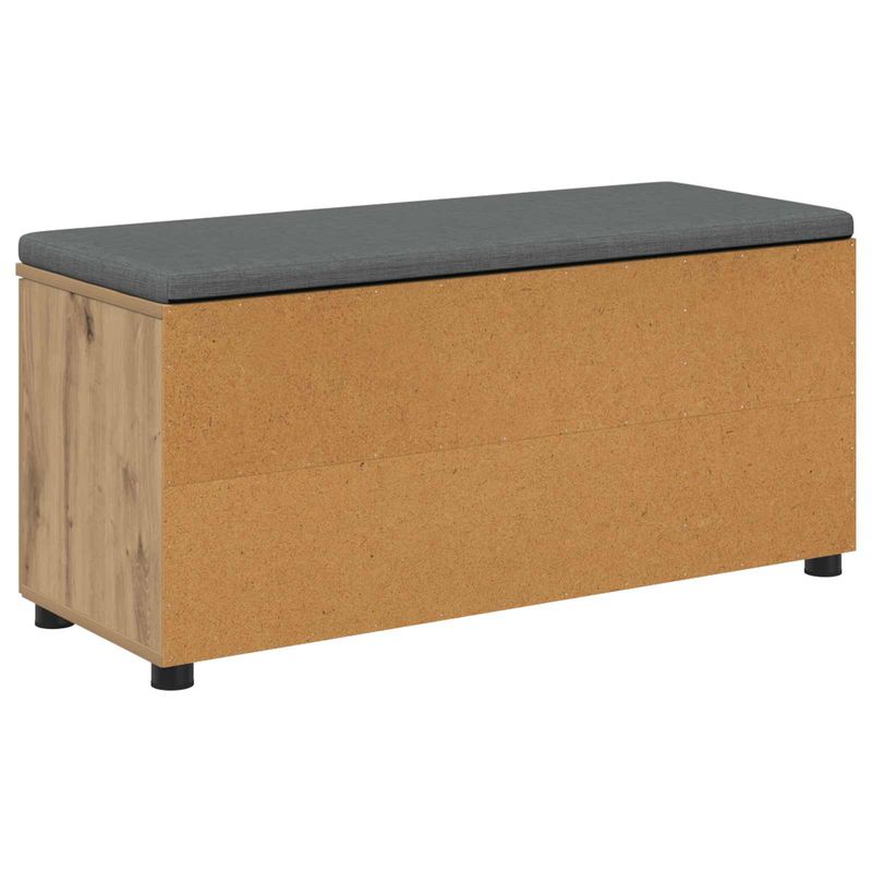 Casa si Gradina - Mobilier - Organizare si depozitare - Bancute - Banca pentru hol cu perna Stejar Artizanal 100 x 38 x 46 cm, - Infinity.ro