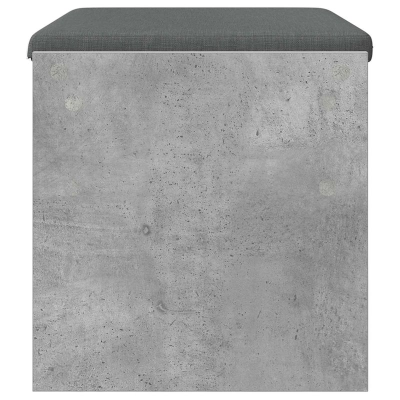 Casa si Gradina - Mobilier - Organizare si depozitare - Bancute - Banca pentru hol cu perna Gri din beton 63 x 38 x 40 cm - Infinity.ro
