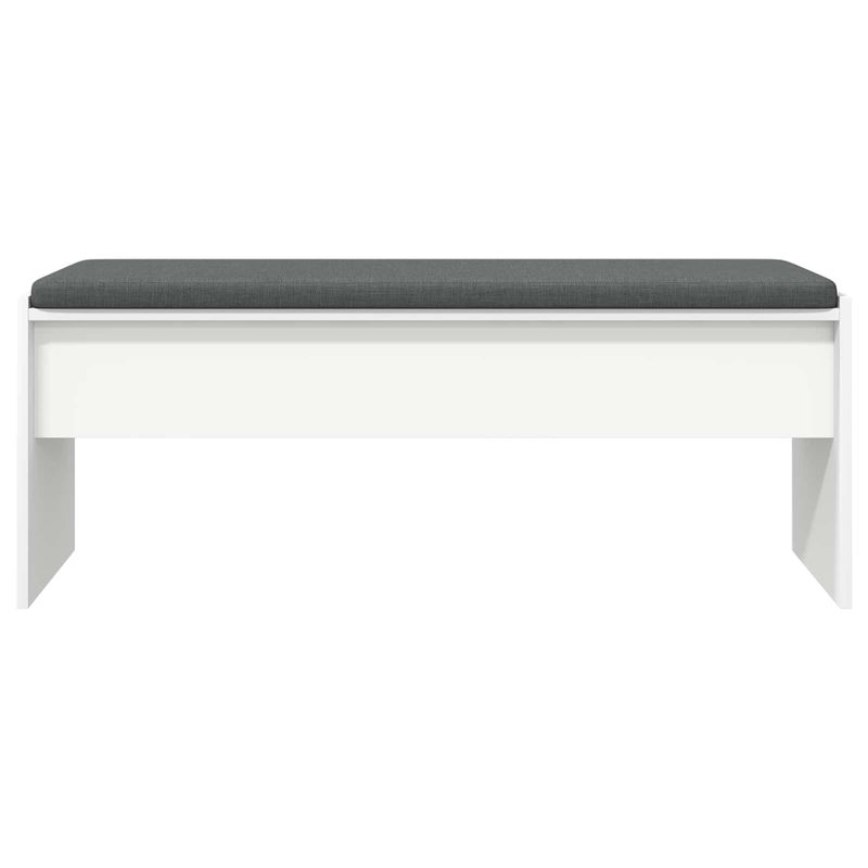 Casa si Gradina - Mobilier - Organizare si depozitare - Bancute - Banca pentru hol cu perna Alb 103 x 38 x 40 cm - Infinity.ro