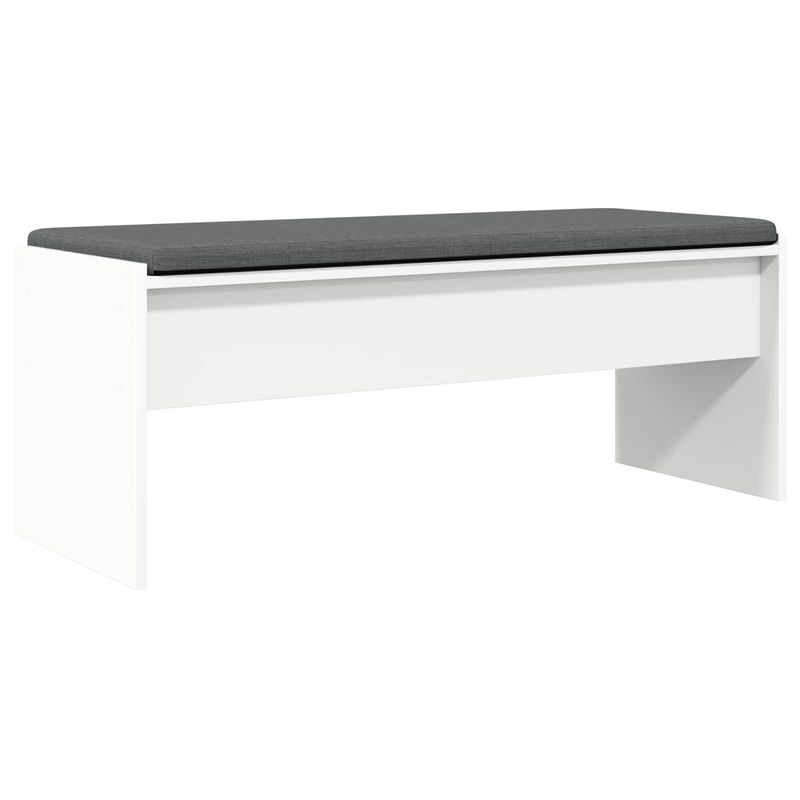 Casa si Gradina - Mobilier - Organizare si depozitare - Bancute - Banca pentru hol cu perna Alb 103 x 38 x 40 cm - Infinity.ro