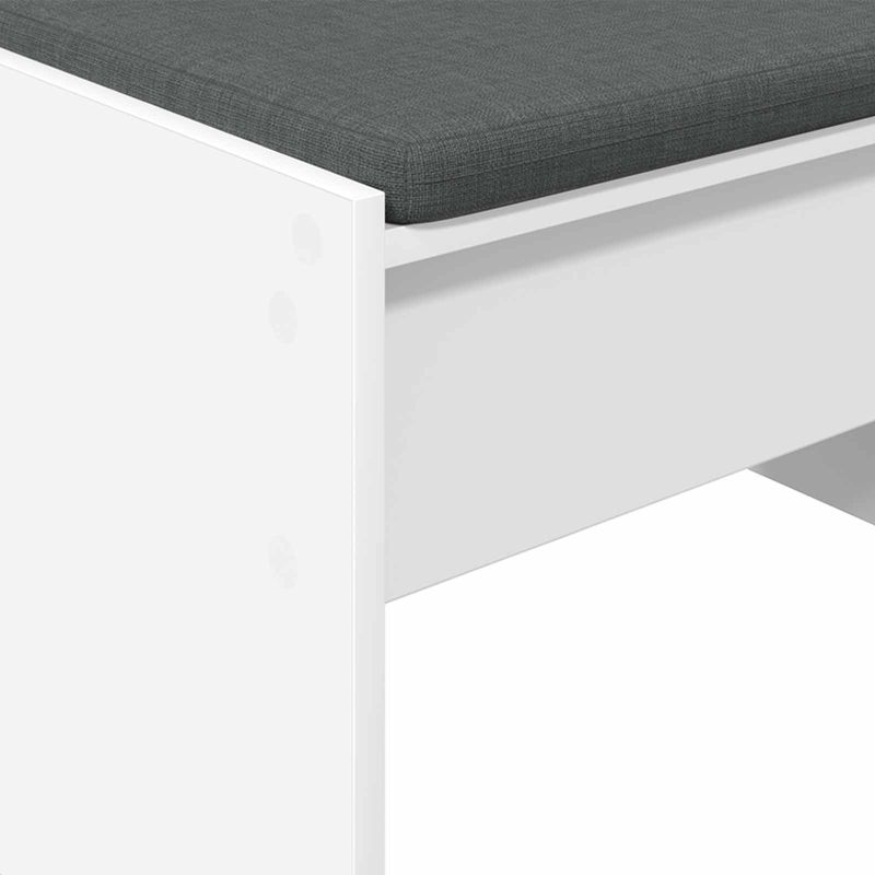 Casa si Gradina - Mobilier - Organizare si depozitare - Bancute - Banca pentru hol cu perna Alb 103 x 38 x 40 cm - Infinity.ro