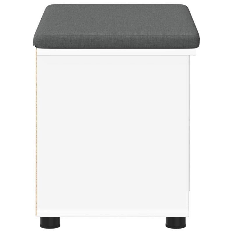 Casa si Gradina - Mobilier - Organizare si depozitare - Bancute - Banca pentru hol cu perna Simplu Alb 60 x 38 x 46 cm - Infinity.ro