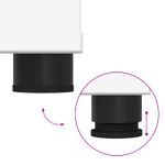 Casa si Gradina - Mobilier - Organizare si depozitare - Bancute - Banca pentru hol cu perna Simplu Alb 60 x 38 x 46 cm - Infinity.ro