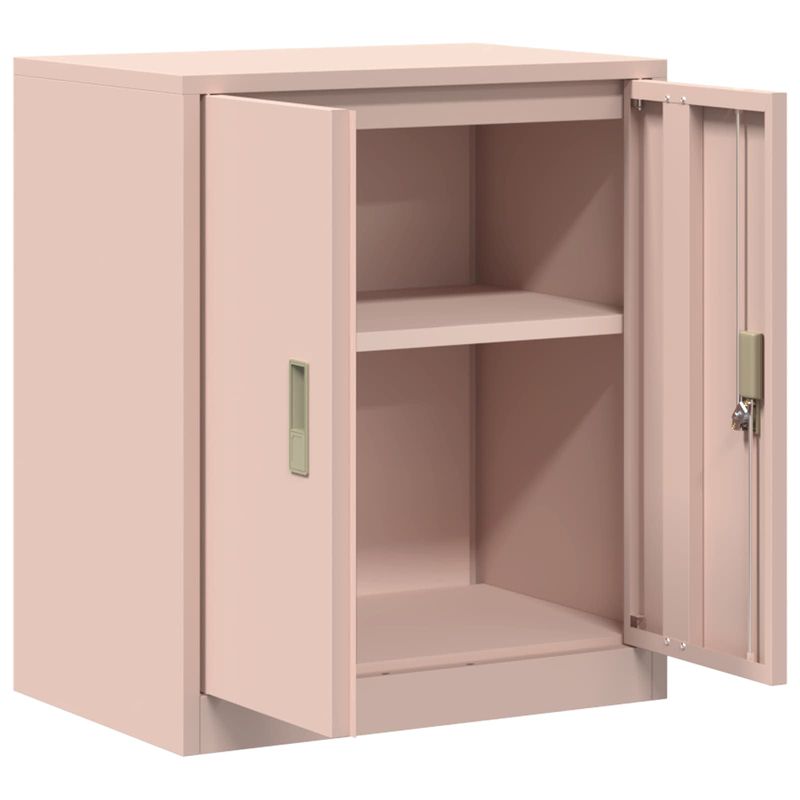 Casa si Gradina - Mobilier - Dulapuri si sifoniere - Dulapuri - Dulap de depozitare Roz 60 x 40 x 70 cm Otel Laminat la Rece - Infinity.ro