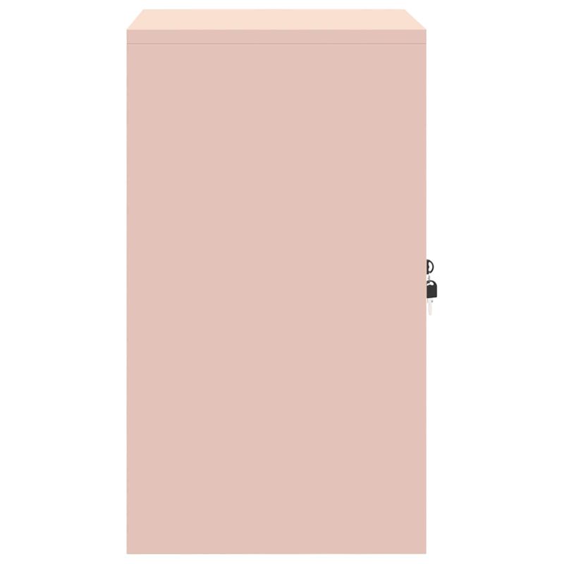 Casa si Gradina - Mobilier - Dulapuri si sifoniere - Dulapuri - Dulap de depozitare Roz 60 x 40 x 70 cm Otel Laminat la Rece - Infinity.ro
