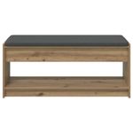 Casa si Gradina - Mobilier - Organizare si depozitare - Bancute - Banca pentru hol cu perna Stejar Artizanal 103 x 38 x 45 cm - Infinity.ro