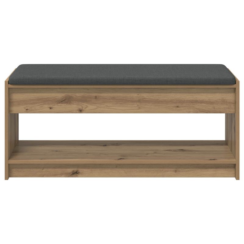 Casa si Gradina - Mobilier - Organizare si depozitare - Bancute - Banca pentru hol cu perna Stejar Artizanal 103 x 38 x 45 cm - Infinity.ro