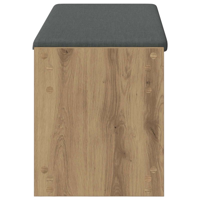 Casa si Gradina - Mobilier - Organizare si depozitare - Bancute - Banca pentru hol cu perna Stejar Artizanal 103 x 38 x 45 cm - Infinity.ro