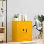 Casa si Gradina - Mobilier - Dulapuri si sifoniere - Dulapuri - Dulap de depozitare cu depozitare Galben mustar 60 x 40 x 70 cm - Infinity.ro