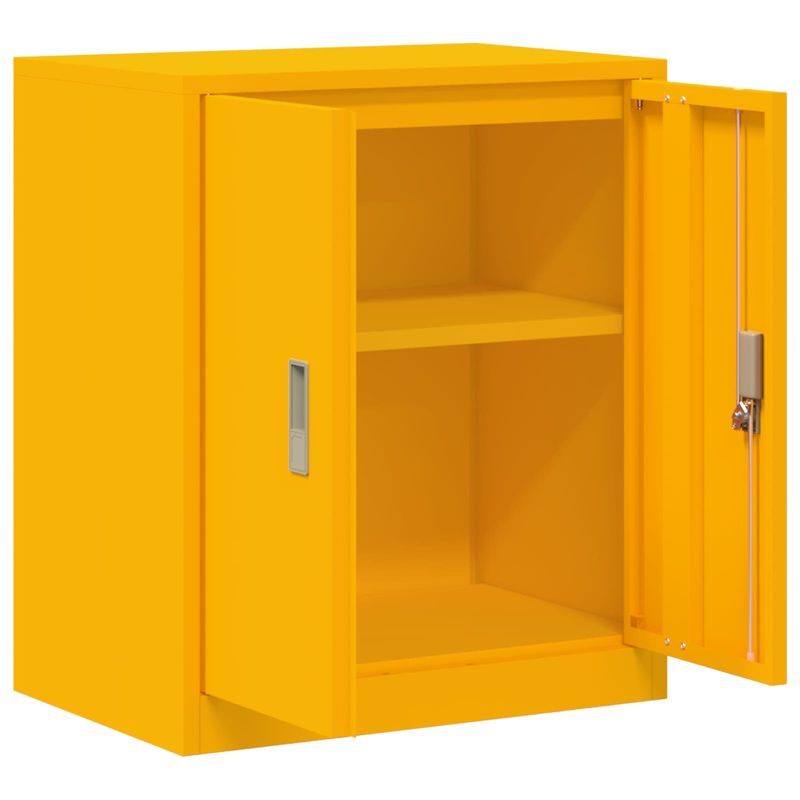 Casa si Gradina - Mobilier - Dulapuri si sifoniere - Dulapuri - Dulap de depozitare cu depozitare Galben mustar 60 x 40 x 70 cm - Infinity.ro