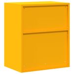 Casa si Gradina - Mobilier - Dulapuri si sifoniere - Dulapuri - Dulap de depozitare cu depozitare Galben mustar 60 x 40 x 70 cm - Infinity.ro