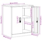 Casa si Gradina - Mobilier - Dulapuri si sifoniere - Dulapuri - Dulap de depozitare cu depozitare Galben mustar 60 x 40 x 70 cm - Infinity.ro