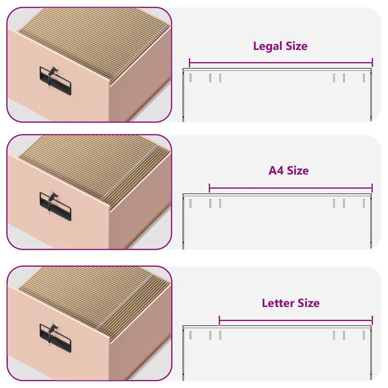 Casa si Gradina - Mobilier - Dulapuri si sifoniere - Dulapuri - Dulap pentru Fisiere cu sertar cu raft Roz 44 x 50 x 106.5 cm - Infinity.ro