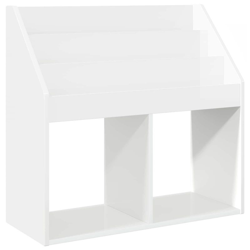 Casa si Gradina - Mobilier - Biblioteci si rafturi - Rafturi - Raft pentru copii Alb lucios 72,5 x 29,5 x 69 cm Lemn compozit - Infinity.ro