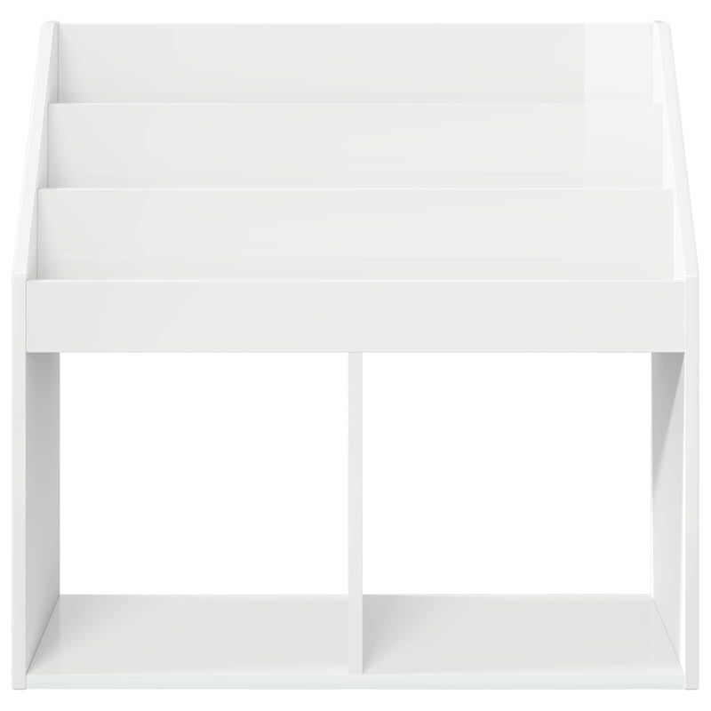 Casa si Gradina - Mobilier - Biblioteci si rafturi - Rafturi - Raft pentru copii Alb lucios 72,5 x 29,5 x 69 cm Lemn compozit - Infinity.ro