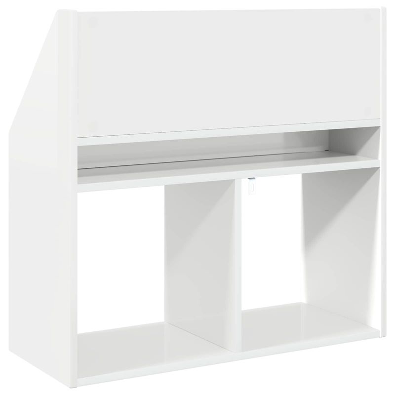 Casa si Gradina - Mobilier - Biblioteci si rafturi - Rafturi - Raft pentru copii Alb lucios 72,5 x 29,5 x 69 cm Lemn compozit - Infinity.ro