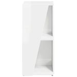 Casa si Gradina - Mobilier - Biblioteci si rafturi - Biblioteci - Raft lateral Alb lucios 33 x 32 x 70,5 cm Lemn compozit - Infinity.ro