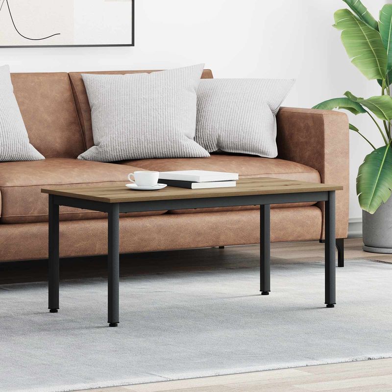 Casa si Gradina - Mobilier - Mese si birouri - Masute de cafea - Masa de cafea Stejar artizanal 100 x 50 x 45 cm Lemn compozit - Infinity.ro