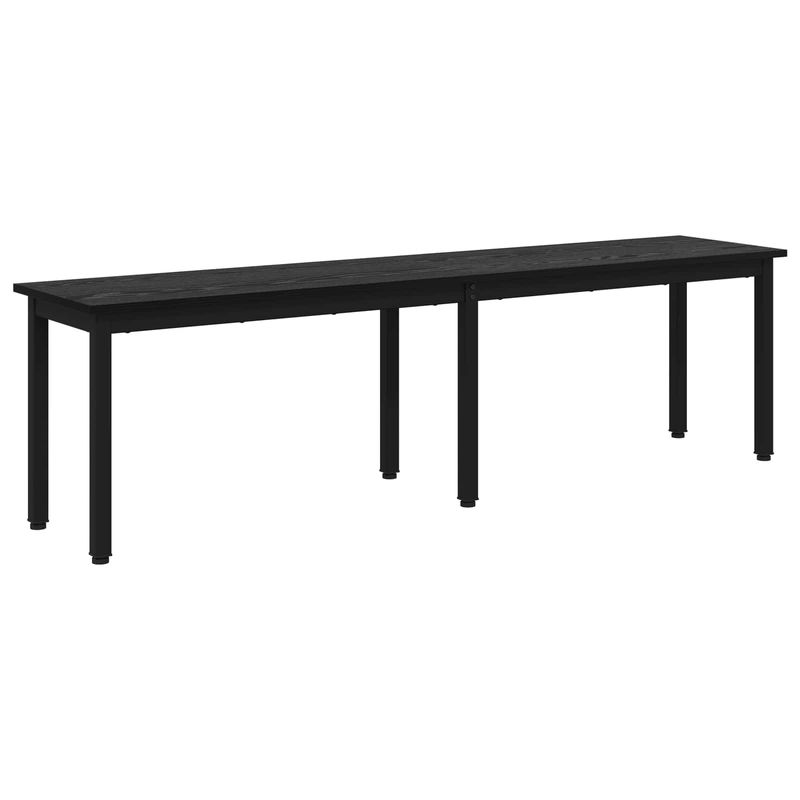 Casa si Gradina - Mobilier - Canapele si coltare - Banchete - Banca Stejar Negru 160 x 35 x 45 cm Lemn compozit - Infinity.ro