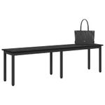 Casa si Gradina - Mobilier - Canapele si coltare - Banchete - Banca Stejar Negru 160 x 35 x 45 cm Lemn compozit - Infinity.ro