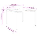 Casa si Gradina - Mobilier - Mese si birouri - Mese bucatarie si dining - Mese de sufragerie METAL - Infinity.ro